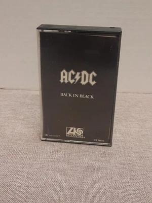 AC / DC Back In Black Tested Vintage Cassette Atlantic 1980 Pre-owned - Image 1 of 2