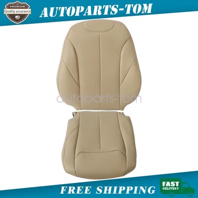 Cubierta de asiento inferior y superior bronceada 2 piezas para BMW F30 330i xDrive 335i 2012-2018 para pasajero Foto 1 de 4