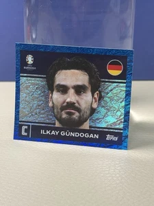 Adesivo TOPPS EURO UEFA 2024 - Ilkay Gundogan GER 2 - BLU parallelo RARO - Foto 1 di 1