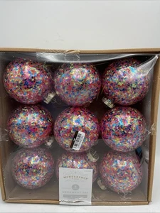 Juego de 6 bolas multicolores Wondershop adorno - Imagen 1 de 6