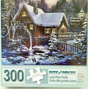 Rompecabezas Bits and Pieces "Winter Twilight" de Sandra Bergeron 300 piezas grandes - Imagen 1 de 6