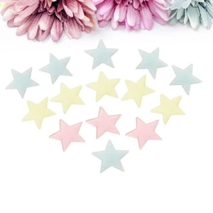 50pcs Stella Gialla Luminoso Decalcomania Della Parete Glow The Dark Wall Decor - Foto 1 di 11