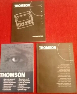 MANUALE ISTRUZIONI LETTORE MP3 THOMSON PDP 2444 / PDP2448 - ORIGINALE - RARITÀ - Foto 1 di 5