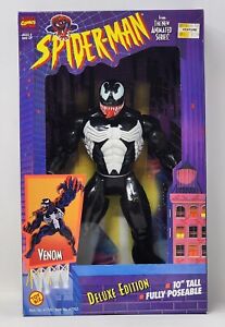 ToyBiz Marvel Comics Spider-Man Deluxe Edition Action Figure Venom New  1994