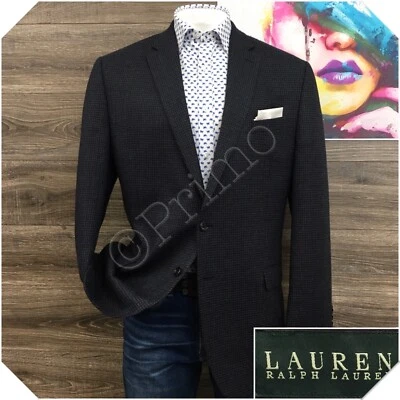 Blazer Abrigo Deportivo Chaqueta Informal Ralph Lauren Para Hombres Talla 46L Traje Clásico de Lana Foto 1 de 4