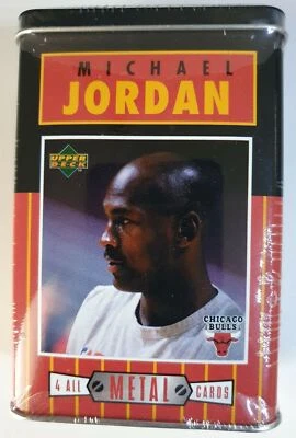 1995 Upper Deck Майкл Джордан все металлические карты комплект (4 карты) - в заводской упаковке - Изображение 1 из 4