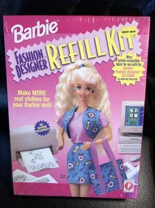 Barbie Fashion Designer Refill Kit 1996 Mattel New 16373 For CD-ROM Program - Picture 1 of 5