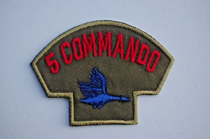 5 Commando - Iron On Patch -  No2131 - Picture 1 of 1