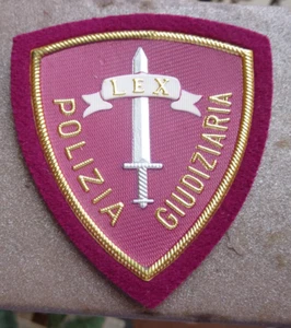 Distintivo omerale Polizia Giudiziaria - ORIGINALE - anni 80/90 - obsoleto - Foto 1 di 2