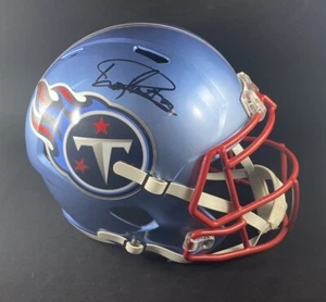 Derrick Henry Autographed Tennessee Titans Full Size Flash Rep Helmet Beckett - Picture 1 of 5