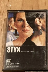 Styx - Pieces Of Eight CASSETTE TAPE 1st US issue kansas journey triumph rush - Picture 1 of 1