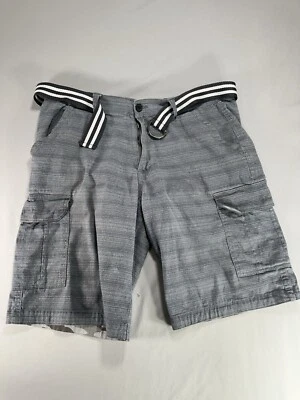 Men’s company 8 gray khaki shorts belt included size 38 #464 - Image 1 of 4