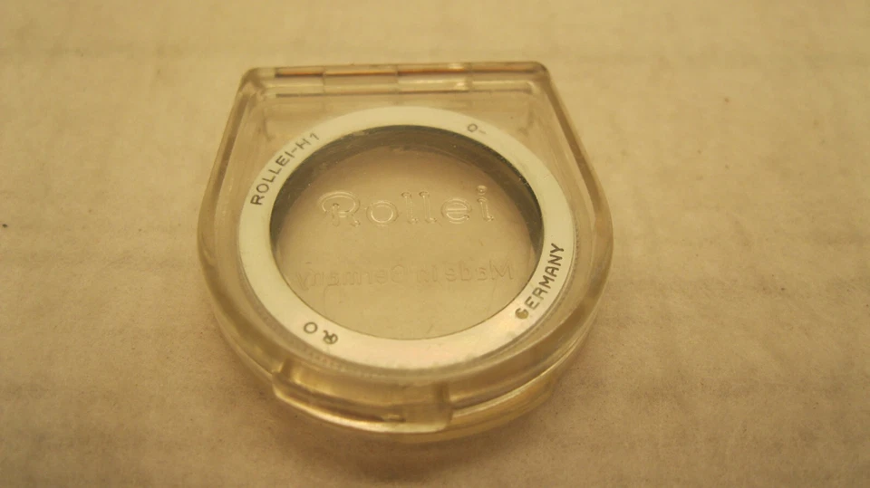 Genuine Rollei Rolleiflex H1 -0 Bayonet Filter  in Case Germany - Image 1 of 4