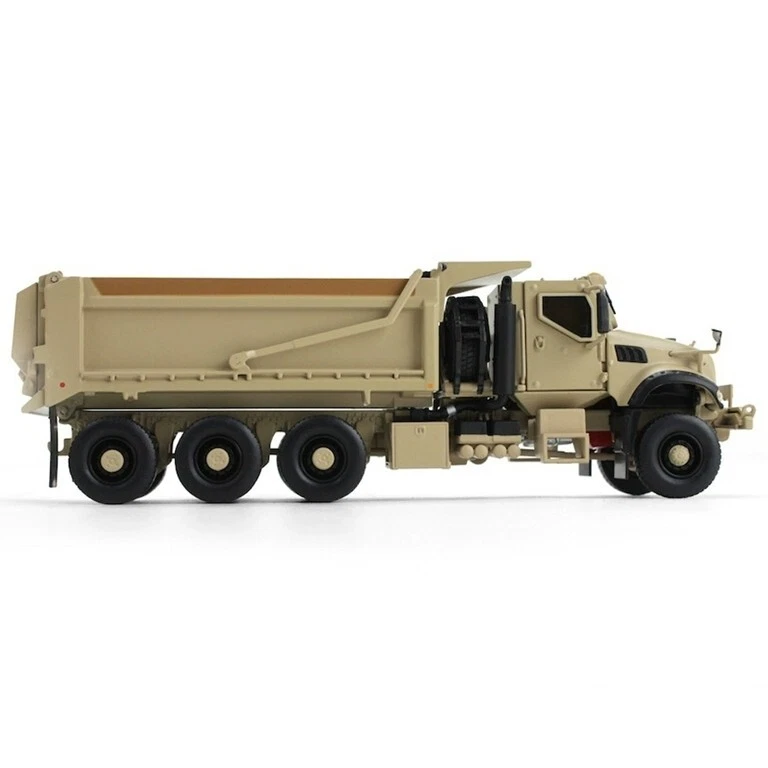 First Gear 50-3495 1 50 Tan Mack Defense M917A3 Heavy Dump Truck