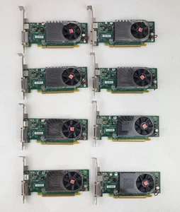 Lots of 8 - ATI Radeon HD 3450 PCIe x16 Graphics Video Card DMS-59 109-B62491-00 - Picture 1 of 4