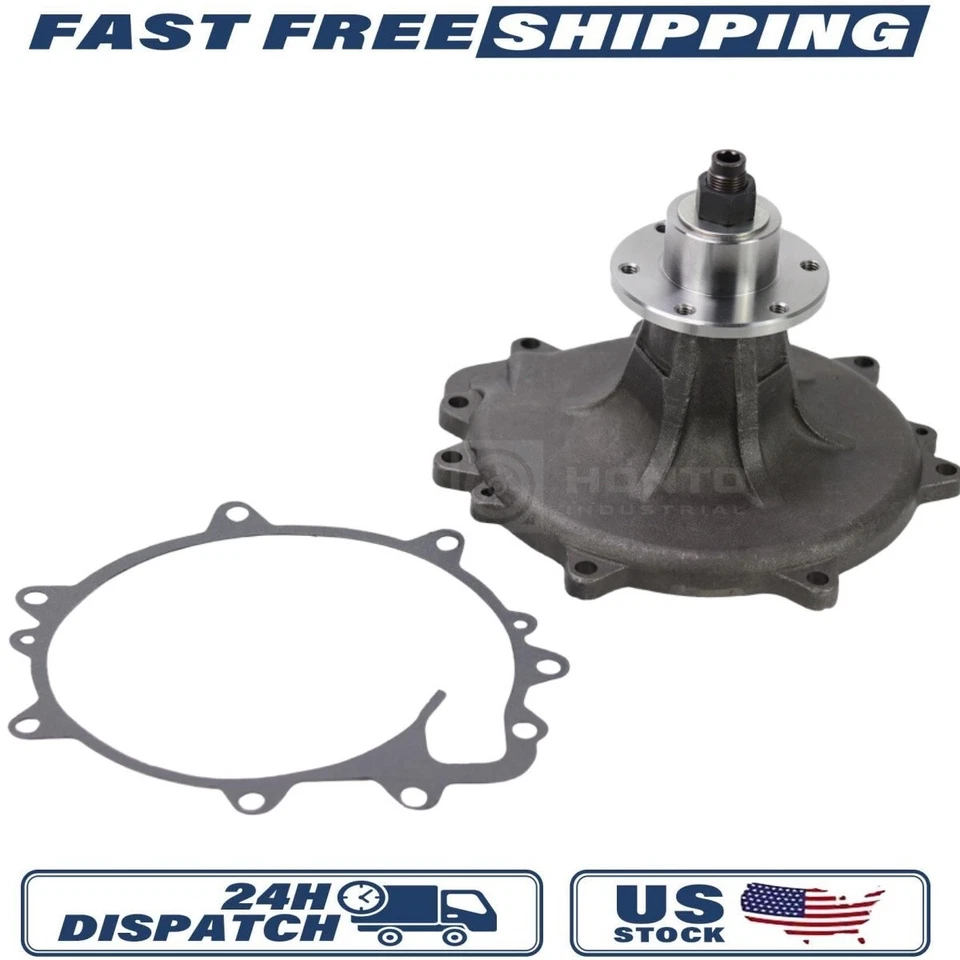 Bomba de agua con junta para motor International Harvester 1754 1854 1954 3800 Foto 1 de 4