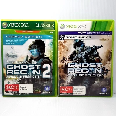 Tom Clancy Ghost Recon Advanced Warfighter 2 & Future Soldier Xbox 360 PAL - Image 1 of 4