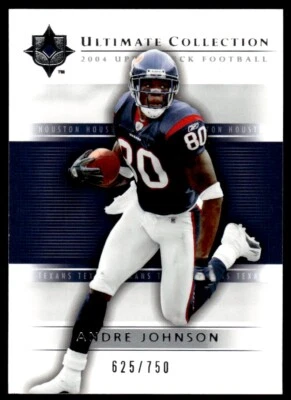 2004 Upper Deck Ultimate Collection Andre Johnson /750 Houston Texans #25 - Image 1 of 2