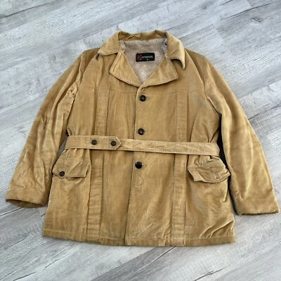 Vintage McGregor Corduroy Sherpa Lined Jacket Men's Size 46 Extra Large - Image 1 of 4