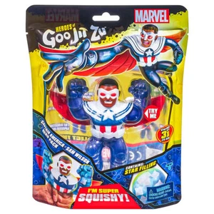 Heroes of Goo Jit Zu Marvel Serie 5 Captain America Sam dehnbare Actionfigur  - Bild 1 von 5
