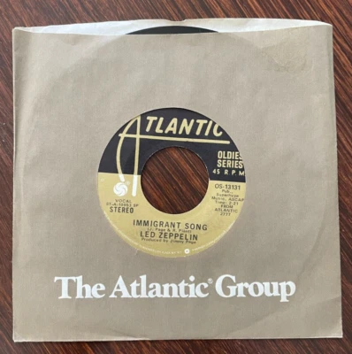 Led Zeppelin Hey Hey What Can I Do Original USA ATL Oldies 45 SP OS 13131 Single - Image 1 of 3