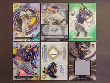 2022-2024 Milwaukee Brewers Auto/Patch Auto/Patch/Refractor Lot