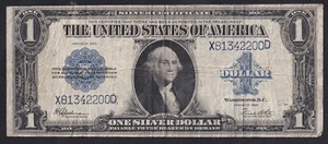 USA United States 1923 $1 One Dollar Silver Certificate Speel - White - Picture 1 of 2