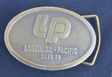 LP Louisiana Pacific Railroad Belt Buckle Safe 76 