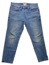 Madewell Jeans Relaxed Taper Stretch Denim Men's 35x30 Blue Light Wash
