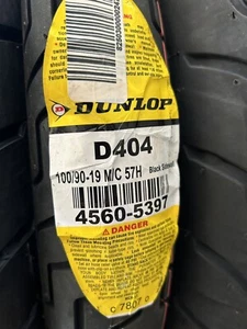 Dunlop - 45605397 - D404 Front Tire, 100/90-19. Read Description! - Bild 1 von 2