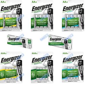 Energizer Rechargeable Batteries AA 1300 2000 2300 mAh AAA 500 700 800 mAh NiMH 