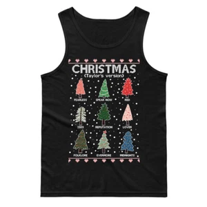 🔥 Camiseta sin mangas de Navidad versión Taylor para hombre fans de la música concierto regalo navideño - Imagen 1 de 2