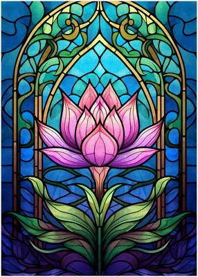 ART OF SOCKS Buntglas Lotus Puzzle 300/500/1000 Teile