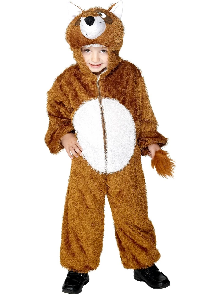 Kids Fox Jumpsuit Animal Fancy Dress 5-8yr Costume - Image 1 of 1