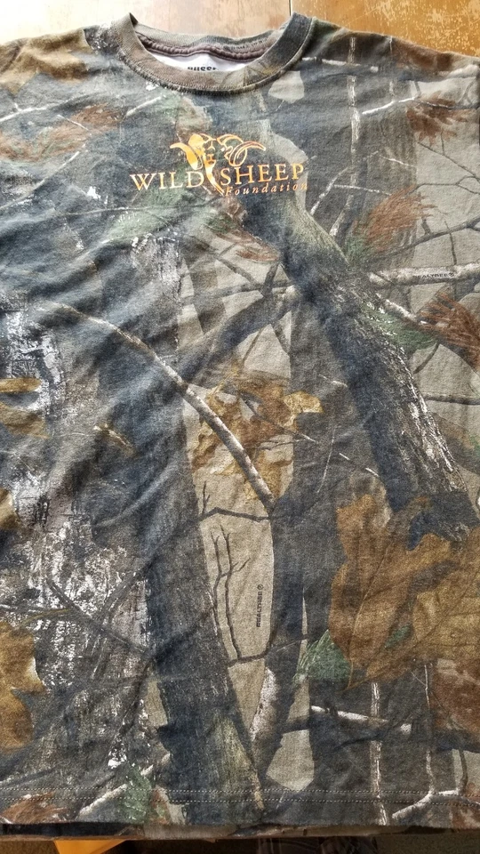 Wild Sheep Foundation *NWOT* Realtree Camoflauge SS Tshirt MED - Image 1 of 4