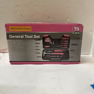 39 Piece Tool Set General Household Kit Pink - Picture 1 of 2