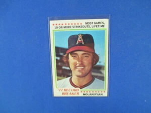Topps Baseball #6 1978 Nolan Ryan RB EX - Imagen 1 de 2
