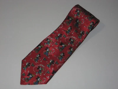 Corbata Mickey Unlimited Mickey Mouse Golf Roja Foto 1 de 4