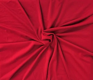 Maroon Nylon Spandex 1x1 Rib Knit Fabric by the Yard 12/21 #20 - Picture 1 of 8