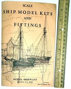 Vintage 1978 Schiffsmodellbausätze und -beschläge Katalog Modellschiffe Maßstabssätze - Bild 1 von 8