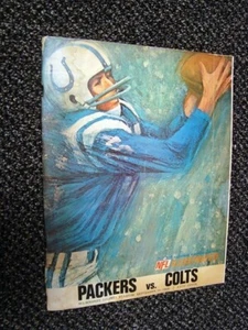 1966 Green Bay Packers vs Baltimore Colts County Stadium Program - Picture 1 of 3