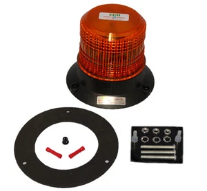 B2L12 12V LED ÁMBAR NO PARPADEANTE LUZ DE ADVERTENCIA CONSTANTE FARO MEDIO - Imagen 1 de 7