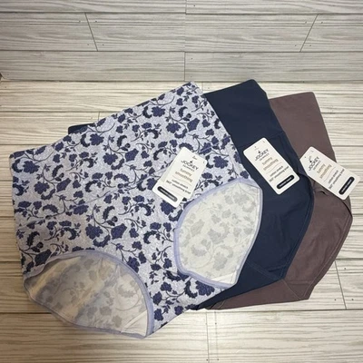 3 Pairs Jockey Skimmies Tummy Smoothing High Waisted Cotton Stretch Briefs - Image 1 of 4