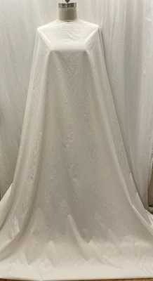 100% Cotton Poplin Natural White Medium Weight Fabric By The Yard 60" Wide - Image 1 of 4