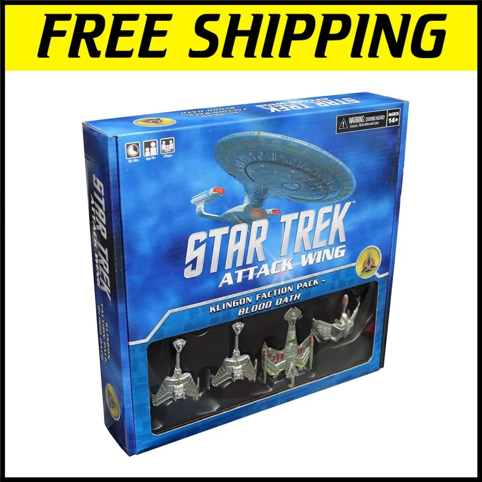 Premium Klingon Fleet Pack - Star Trek: Attack Wing con nuevas características de juego Foto 1 de 2