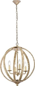 Marlow 4-Light Chandelier in Weathered Dove Finish - Picture 1 of 1