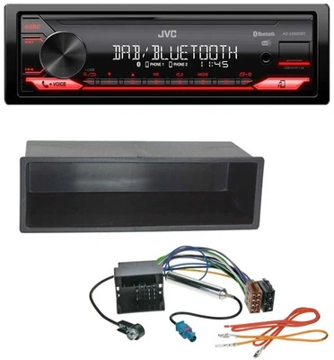 JVC Bluetooth USB DAB MP3 Autoradio für VW Polo, Lupo, Fox, Passat, T5 - Bild 1 von 4