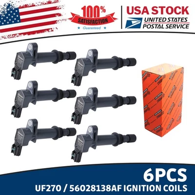 6X Bobinas de encendido de alto rendimiento para Dodge Durango 2000-2008 4,7 L UF270 Foto 1 de 4