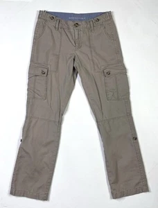 Banana Republic Cargo Pants Women’s 4P Petite Gray Straight Leg - Picture 1 of 13