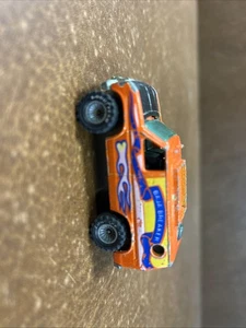 Vintage 1982 Hot Wheels Baja Breaker Van Orange Goodyear Real Riders - Picture 1 of 9